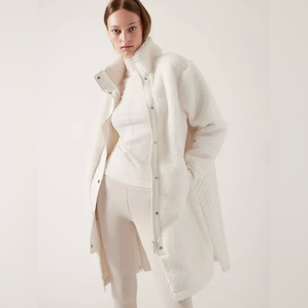 Athleta Cozy Sherpa Coat